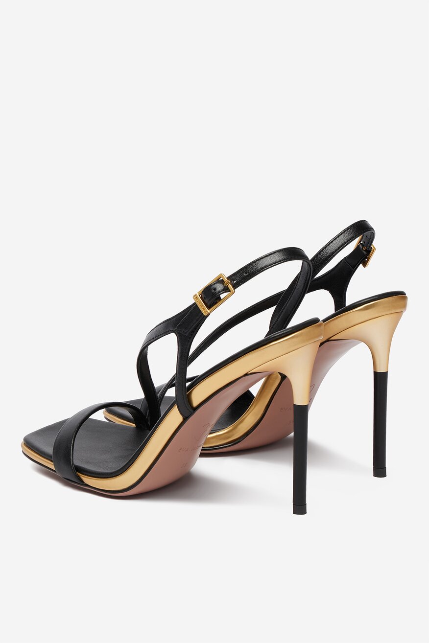 
                EVA MINGE - Sandały skórzane - 5906751796573