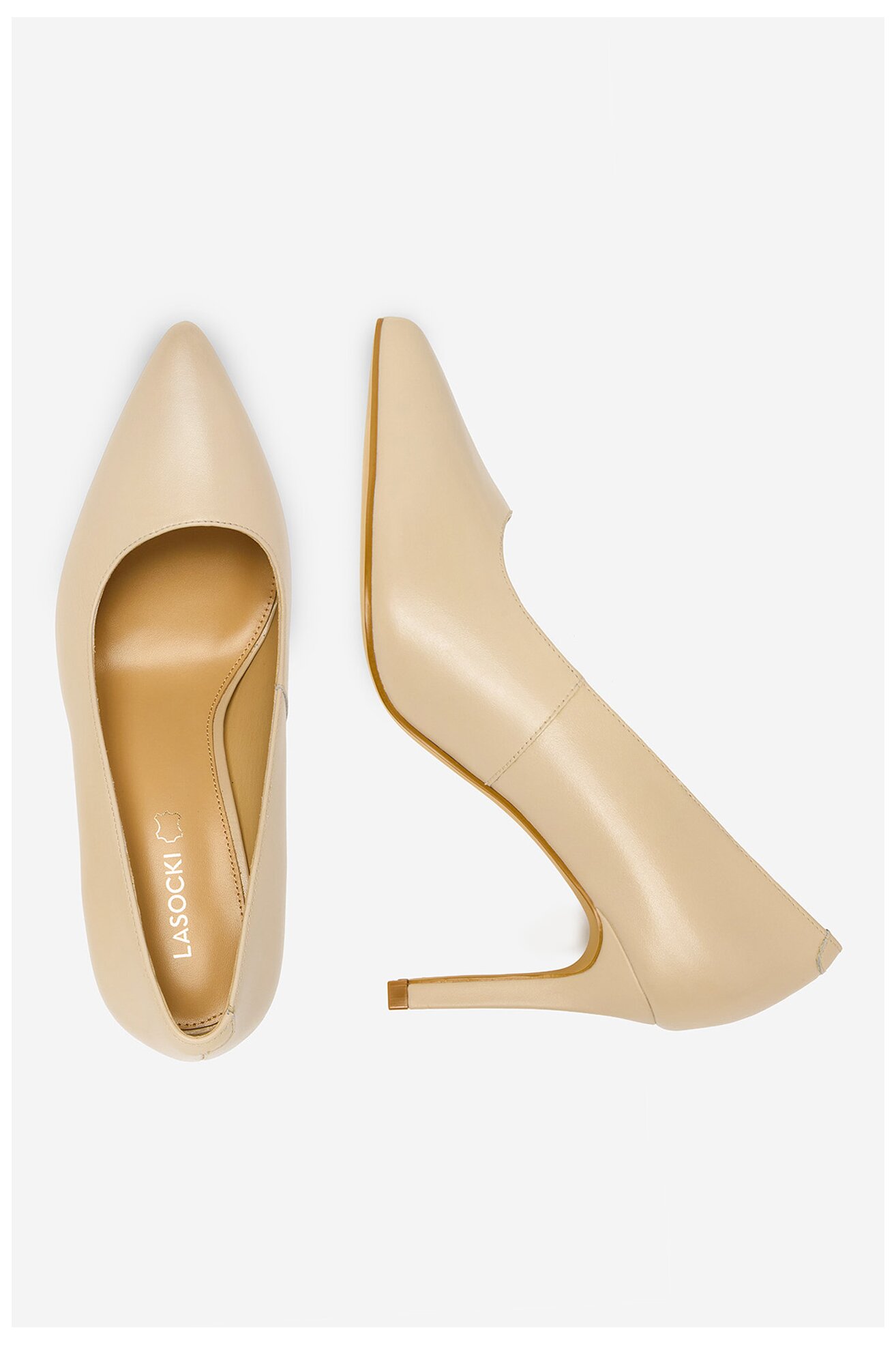 Елегантни обувки Lasocki CEO-WS1619-02 БЕЖОВ