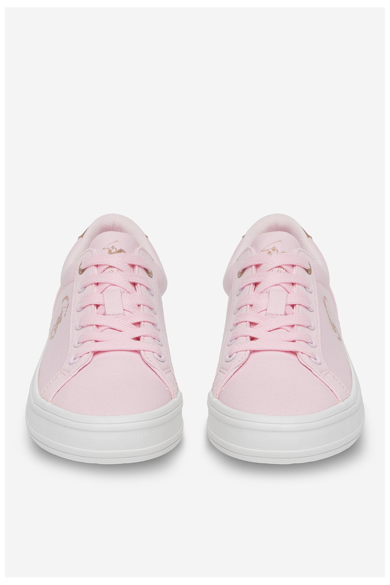 Vászoncipő Beverly Hills Polo Club V12-839 RÓZSASZÍN