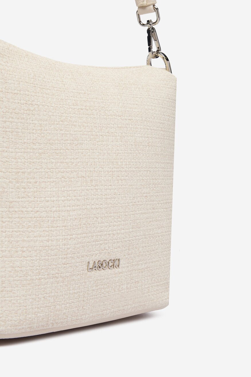 Дамска чанта Lasocki СЛОНОВА КОСТ - 5906751564974