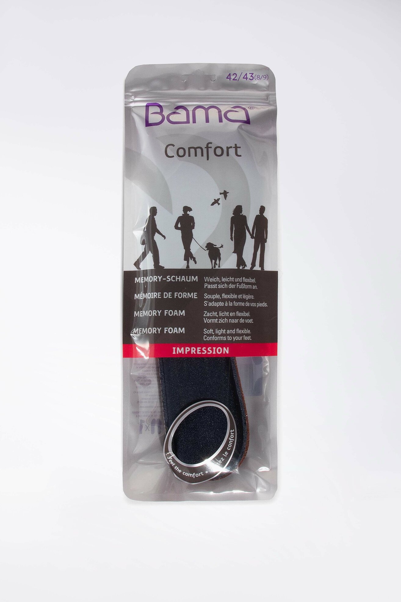 Wkładki do obuwia BAMA Wkładka Memory Impression 42/43 -