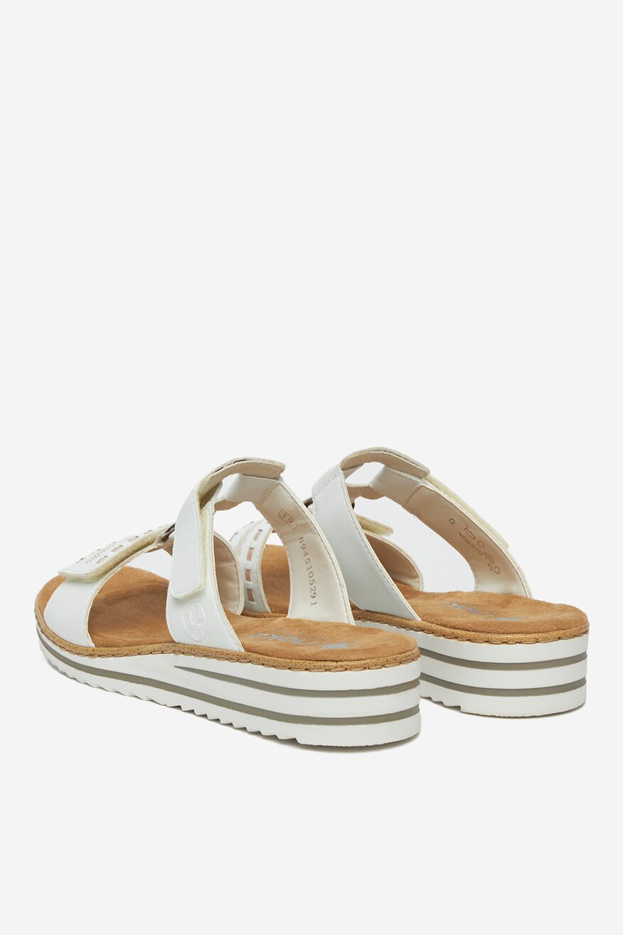 
                Șlapi Rieker ALB - 2230078427326