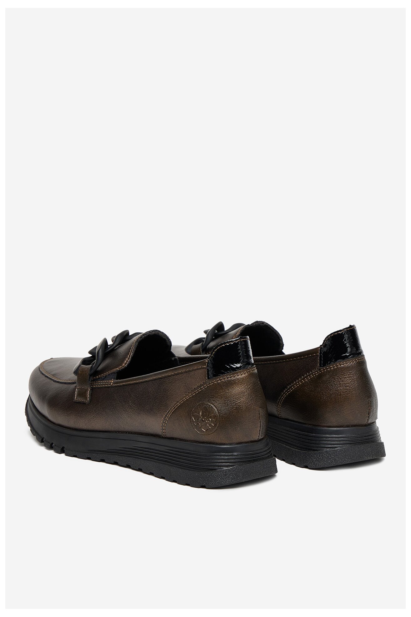 Mokasyn Rieker 49051-25 Stare złoto