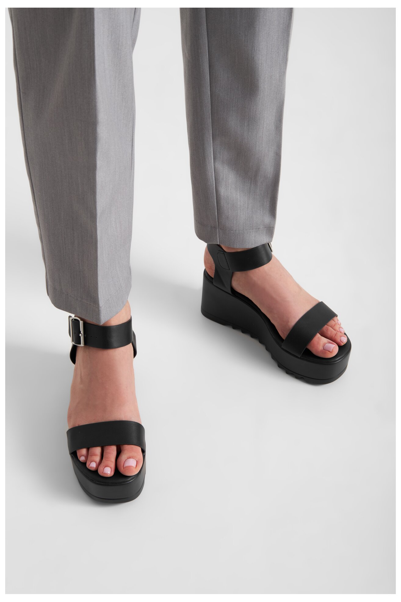 Sandały Jenny WFA1383-1 Czarny