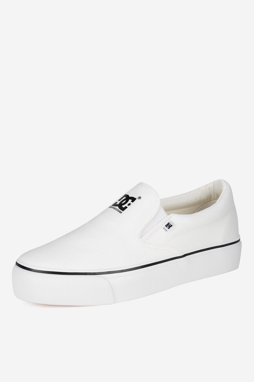Plátěná obuv DC Shoes BÍLÁ - 5903698019642