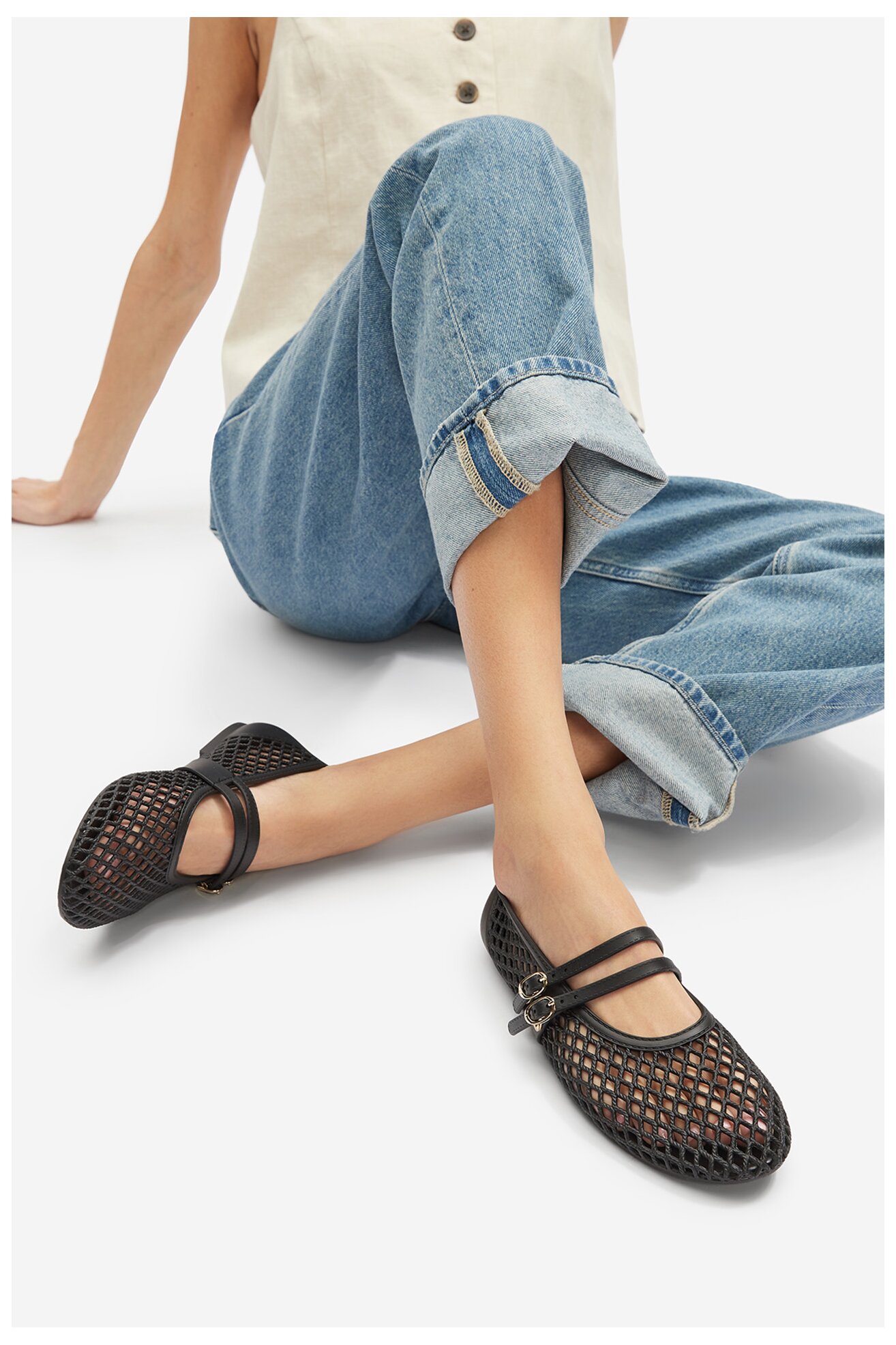 Baleriny Jenny CT0613-78 Czarny