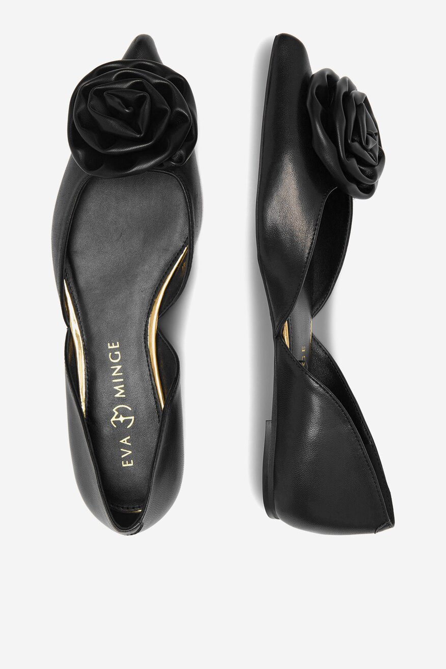 
                EVA MINGE - Baleriny skórzane - 5905588290162
