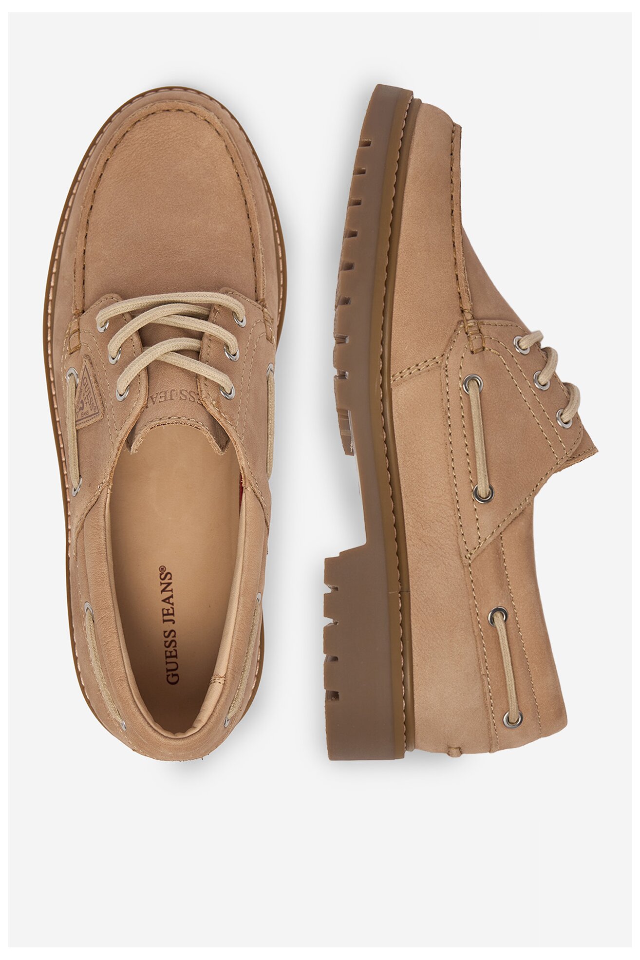 Półbuty GUESS JEANS CWBEO-FOX-01 MI08 Beżowy