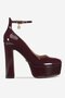 Körömcipő NINE WEST WFA3040-1 BORDÓ