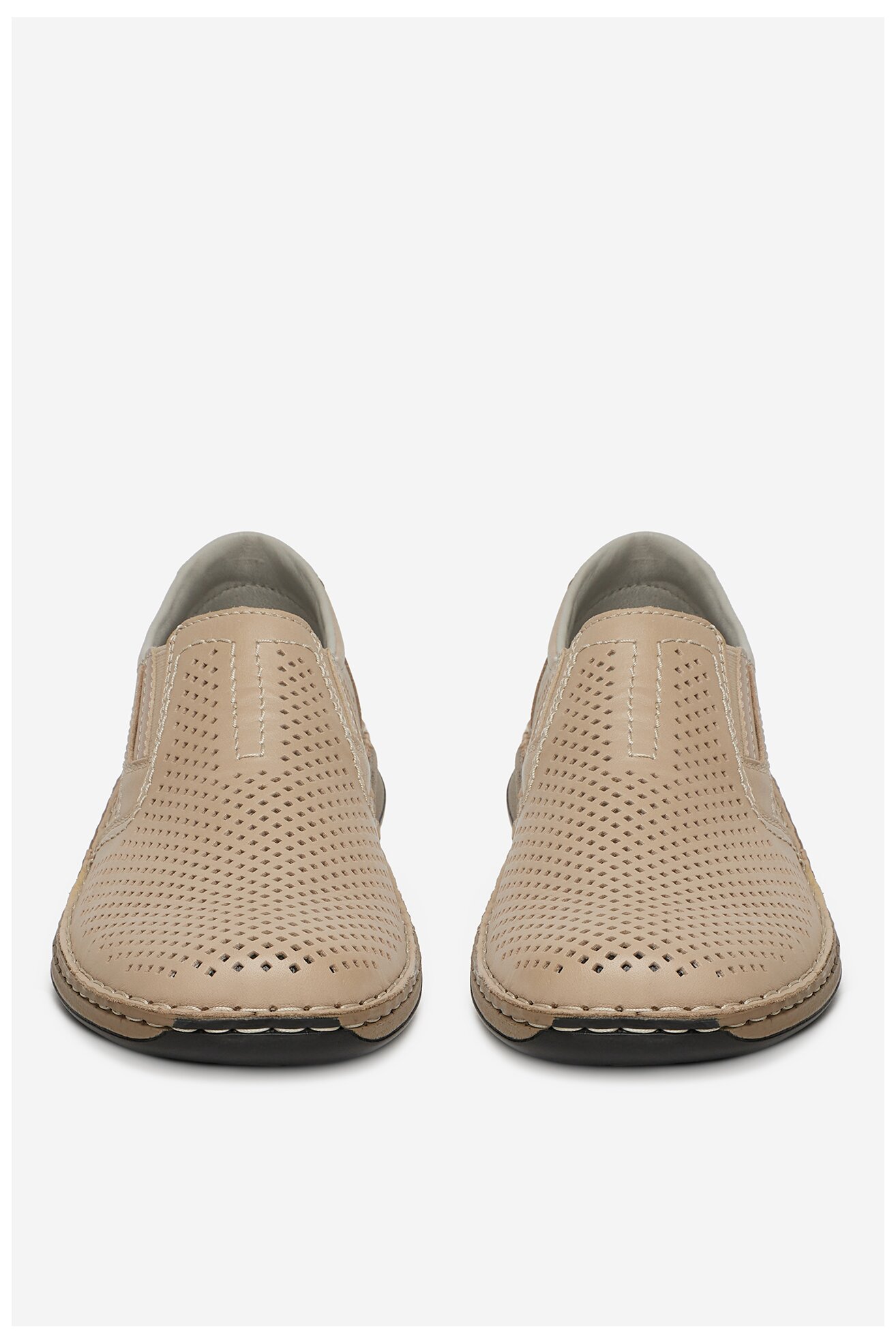 Półbuty Rieker CEO-05297-60 Beżowy jasny