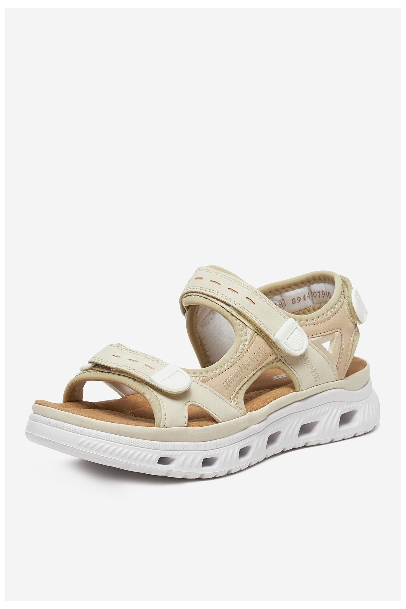 Sandały Rieker 64074-60 Beżowy jasny