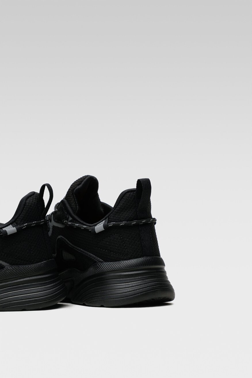 Sprandi - Obuwie sportowe czarne sznurowane - 5904248774912