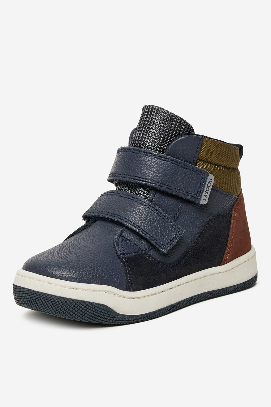 Šněrovací vyšší obuv Lasocki Kids TMAVĚ MODRÁ - 5906751199138