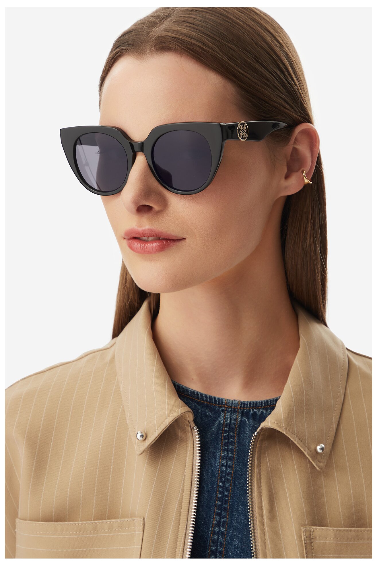 Okulary damskie NINE WEST CEO-NW55247S Czarny