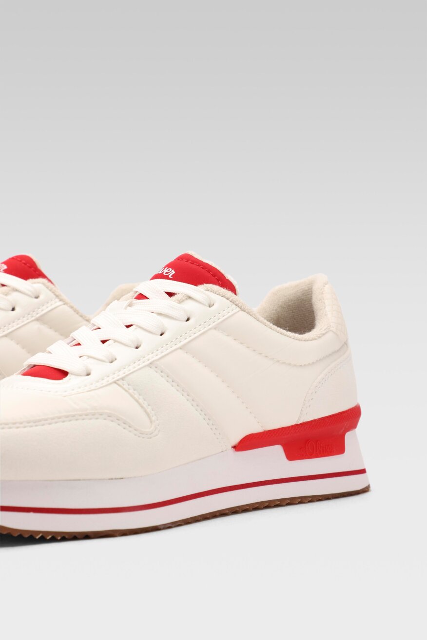 
                S.Oliver RED LABEL - Półbuty pastelowe białe - 5903698332284