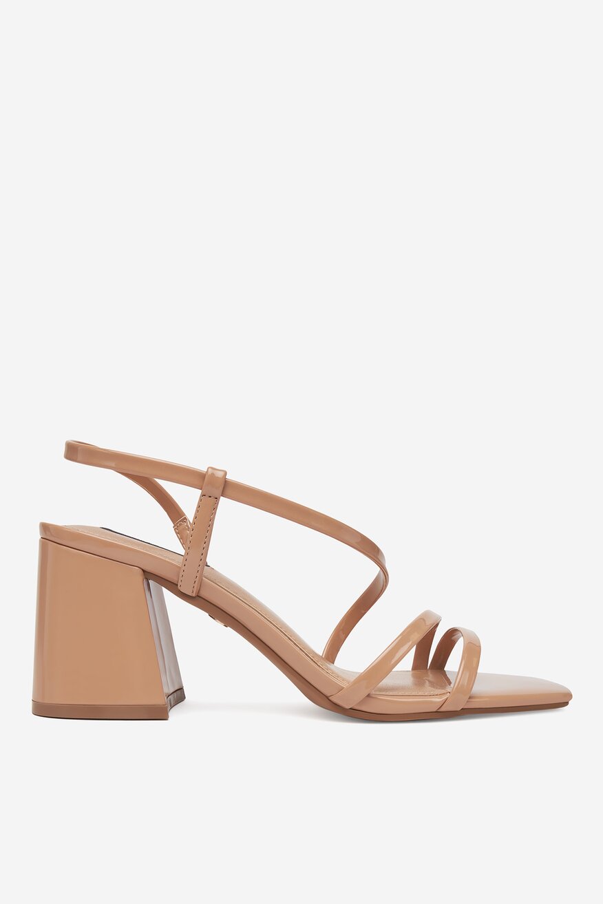 Sandály NINE WEST TMAVĚ BÉŽOVÁ - 5904862875453