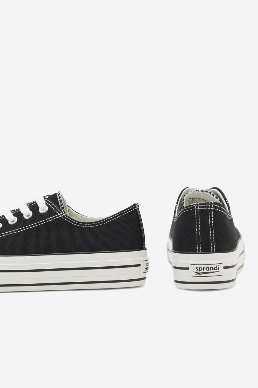 Pantofi pânză Sprandi NEGRU - 5905588397670