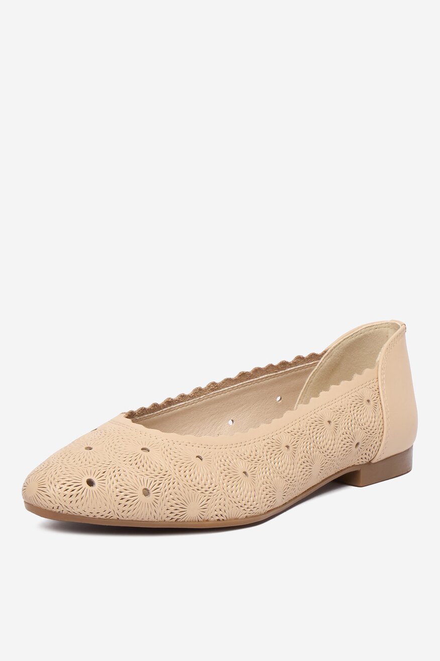 Lasocki - Baleriny skórzane - 5906751749227