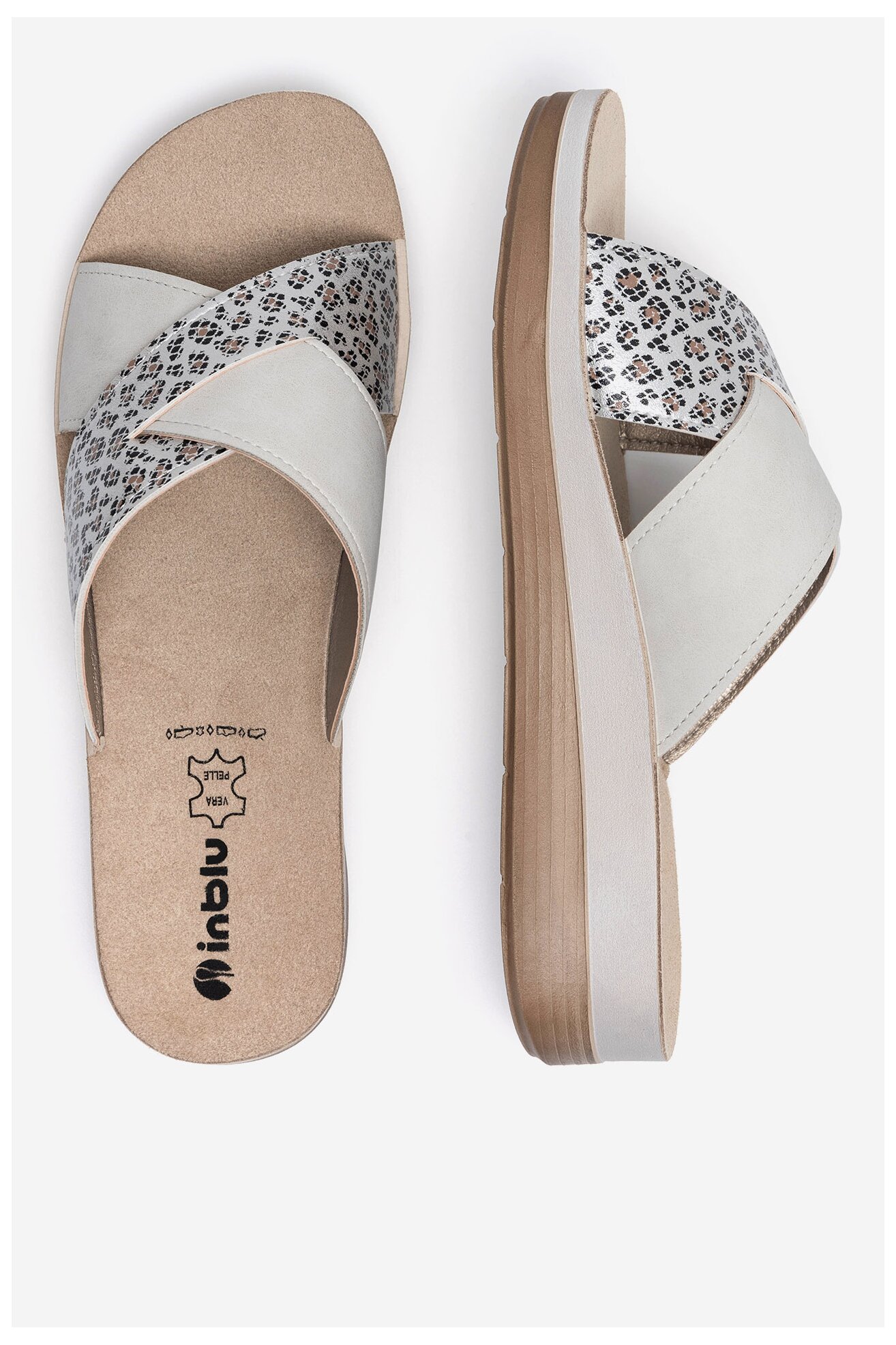 Klapki Inblu FT000013 Beżowy