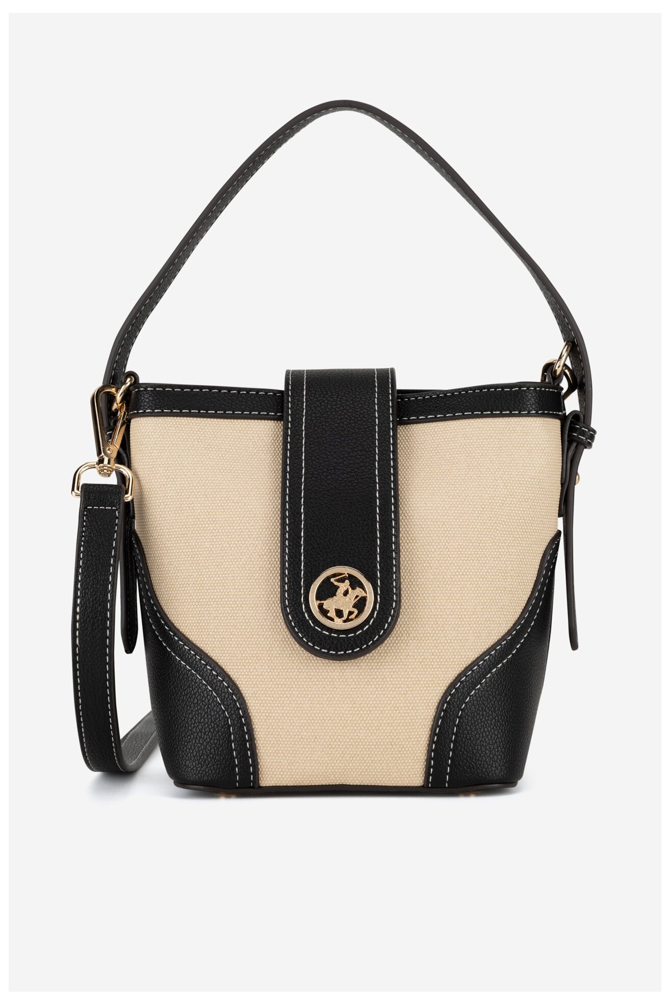 Kézitáska Beverly Hills Polo Club BHPC-C-012-07 FEKETE