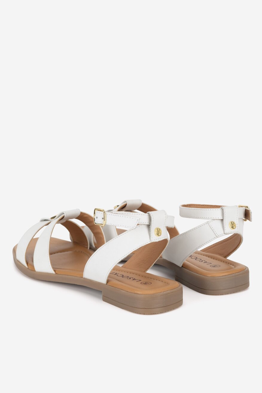 Lasocki - Sandały skórzane - 5905588615552