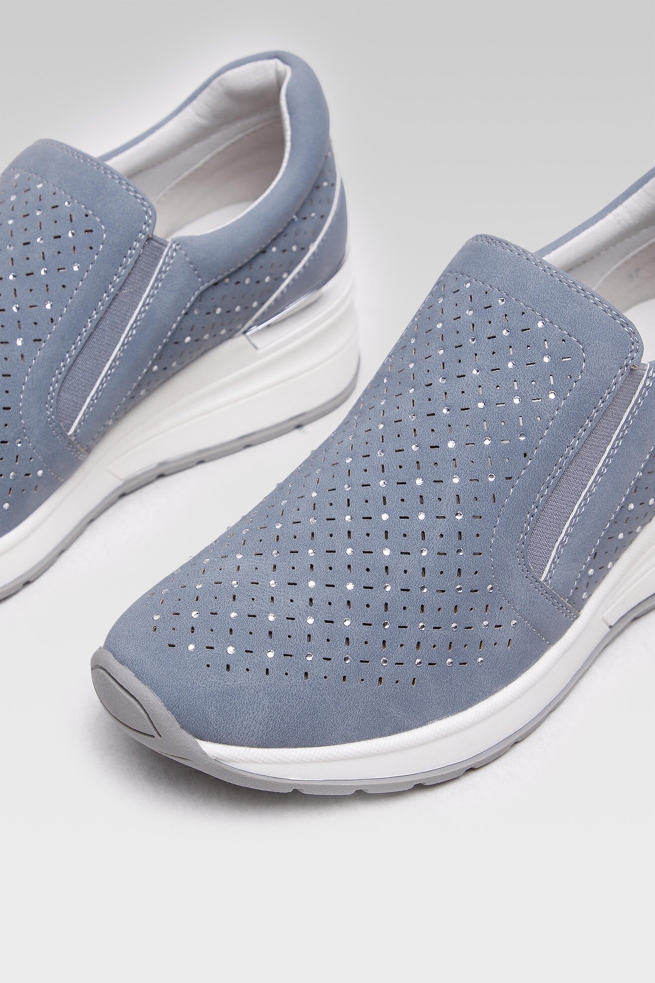 Półbuty Clara Barson WYL2099-37 Niebieski