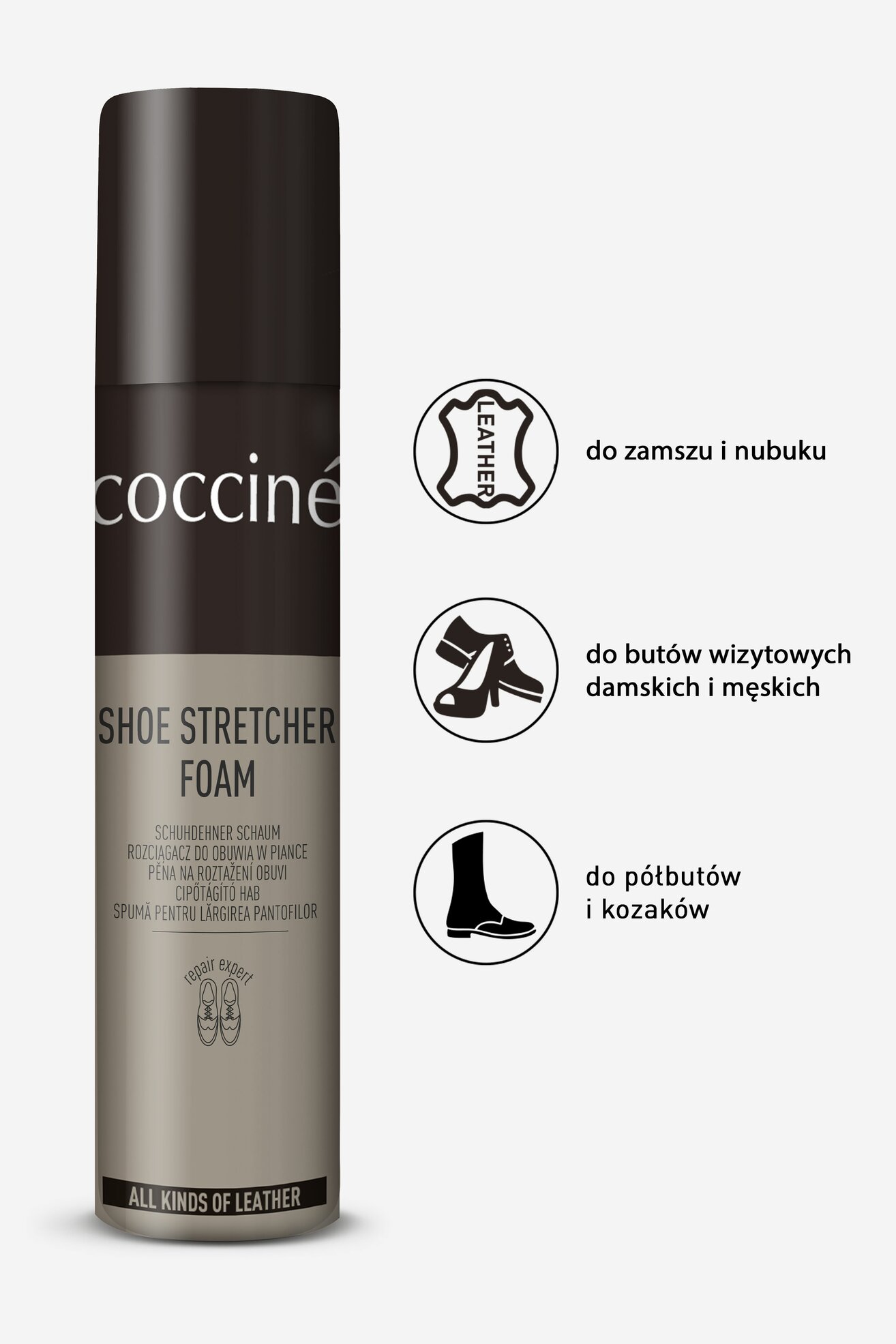 Kosmetyki do obuwia Coccine SHOE STRETCHER FOAM 75 ml v.AZ -