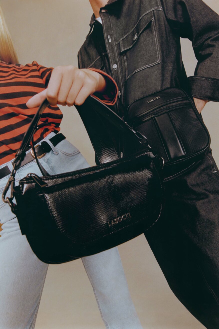 Мъжка чанта Lasocki ЧЕРЕН - 5903698859026