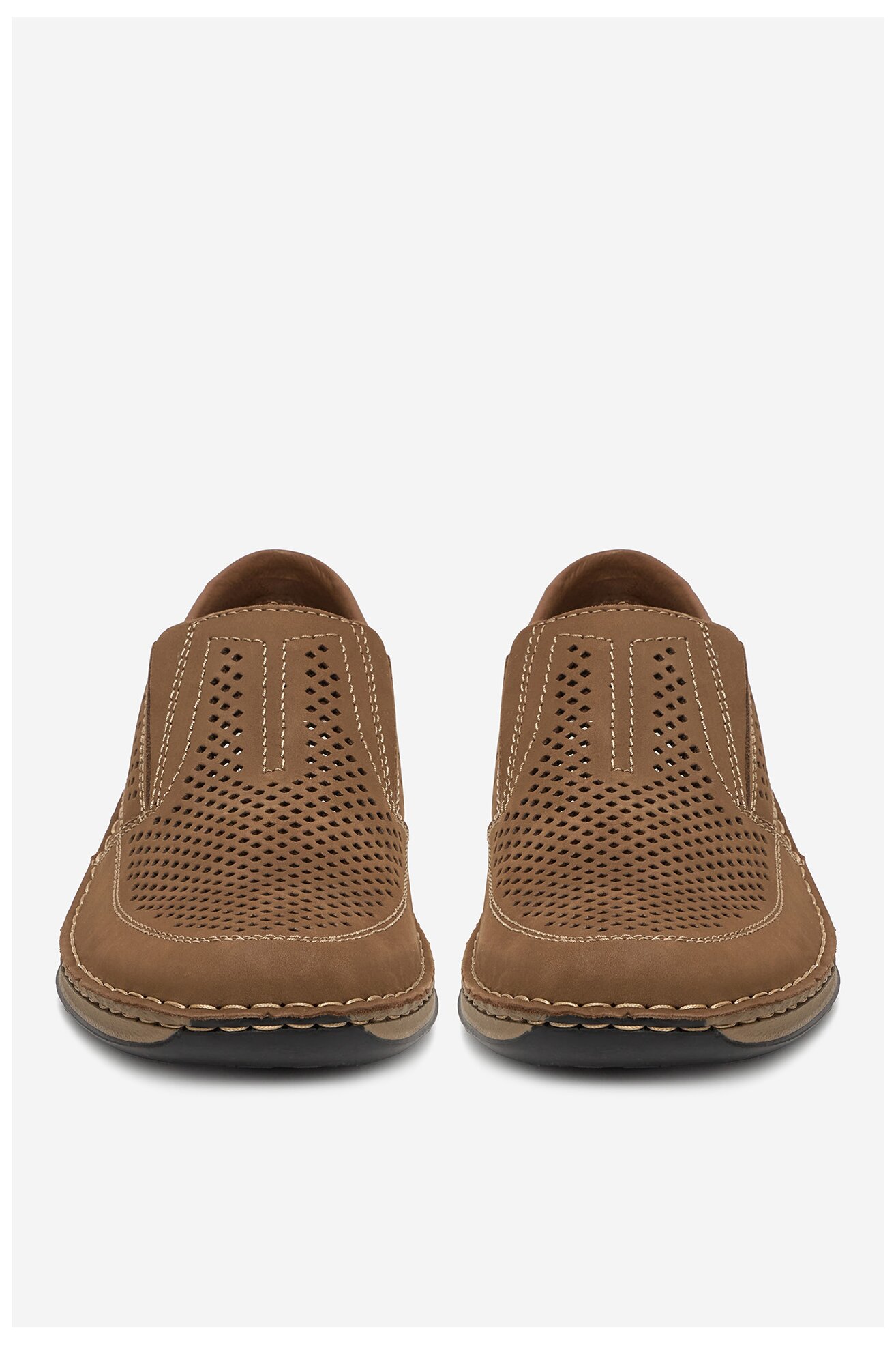 Półbuty Rieker 05277-64 Beżowy