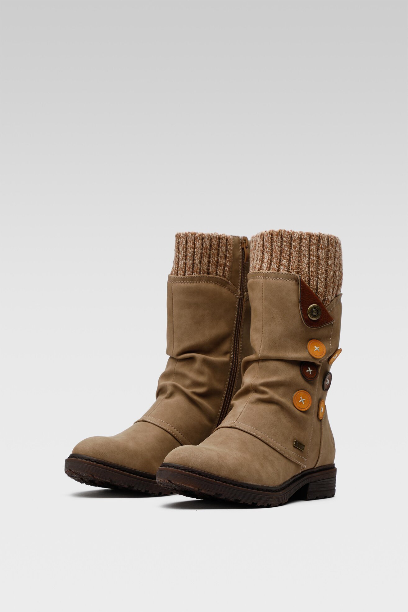 Botki Rieker 94781-64 Beżowy