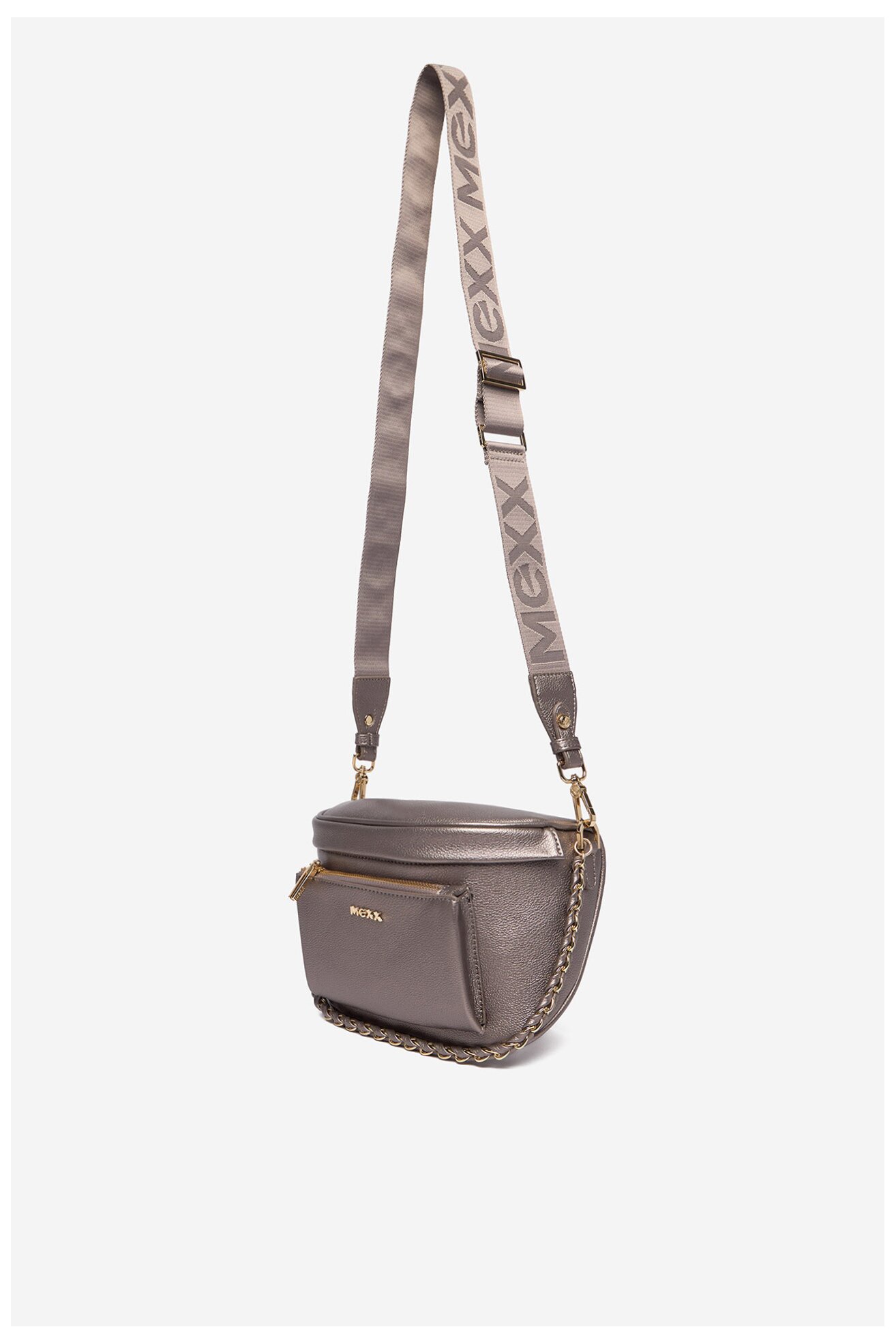 Дамска чанта Mexx CEO-MEXX-S-005-07 С ЦВЯТ НА СТАРО СРЕБРО