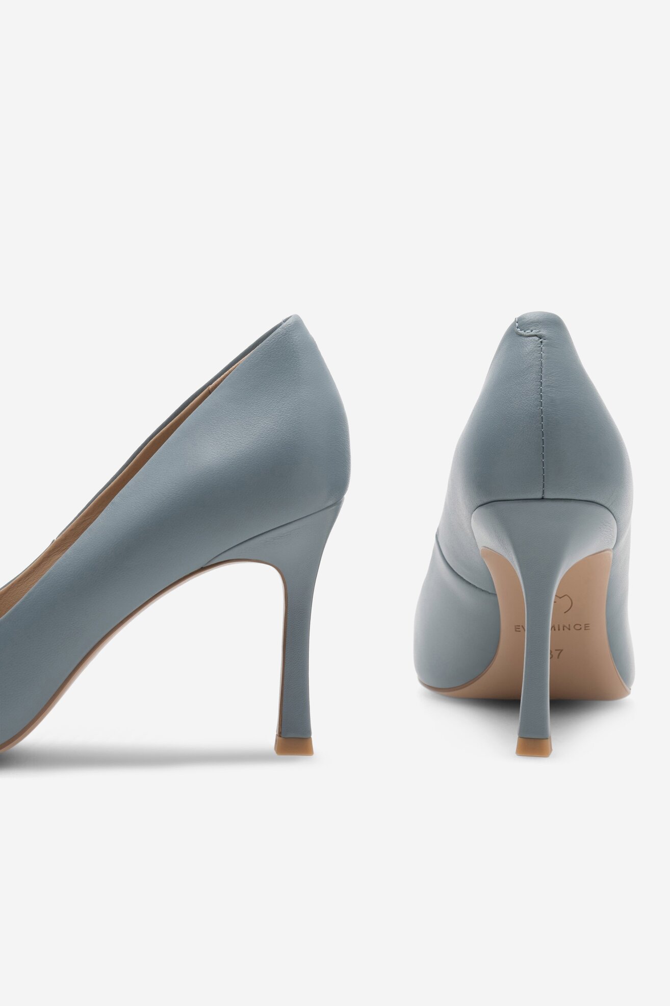 Czółenka EVA MINGE EVORA-V1278-08-8 Jeansowy