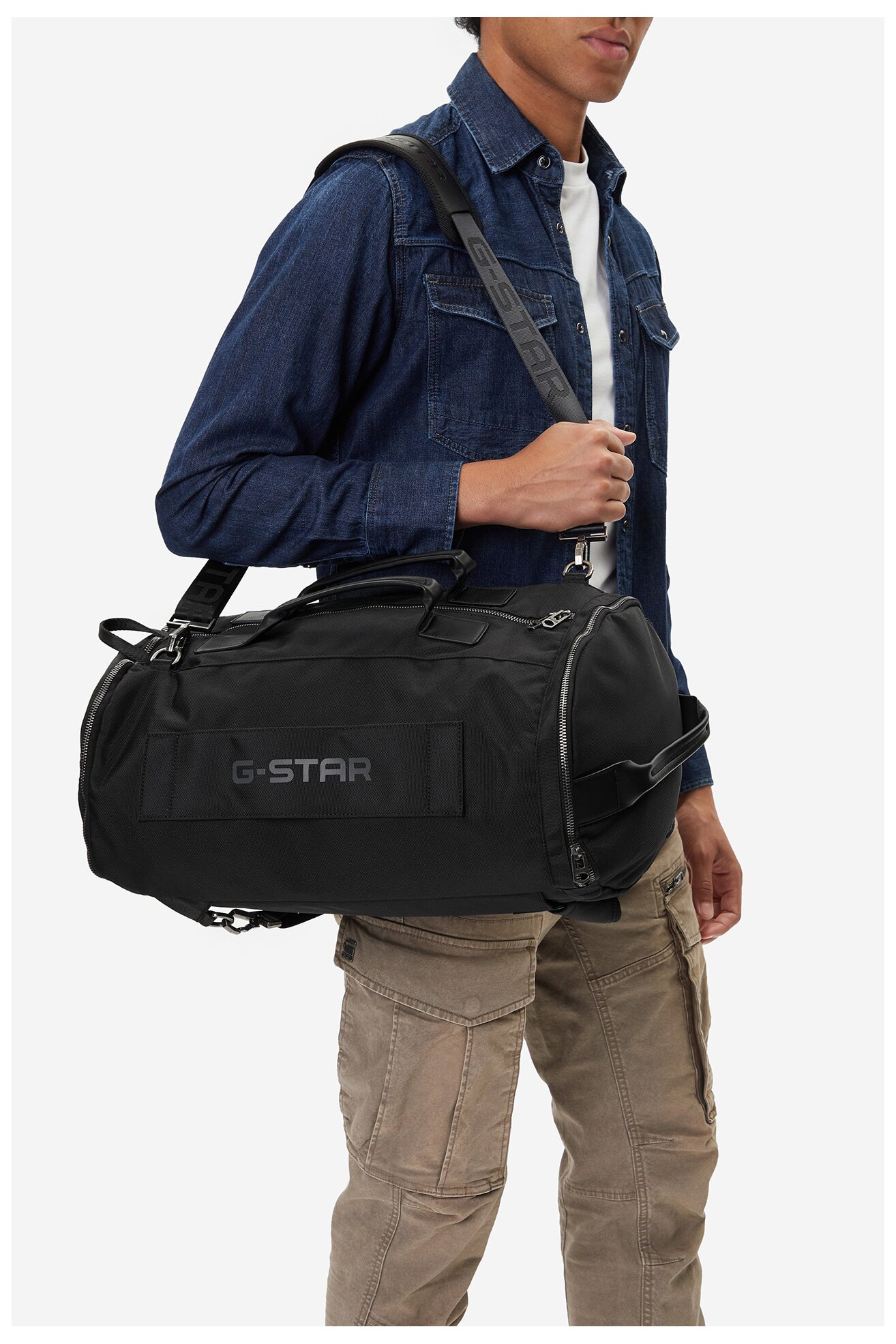 Geantă pentru bărbați G-STAR RAW CEO-LEO-LX20038J NEGRU