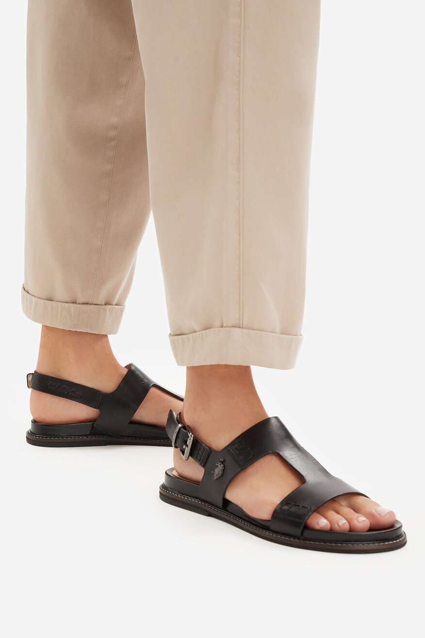 
                U.S. POLO ASSN. - Sandały skórzane - 5906751995815