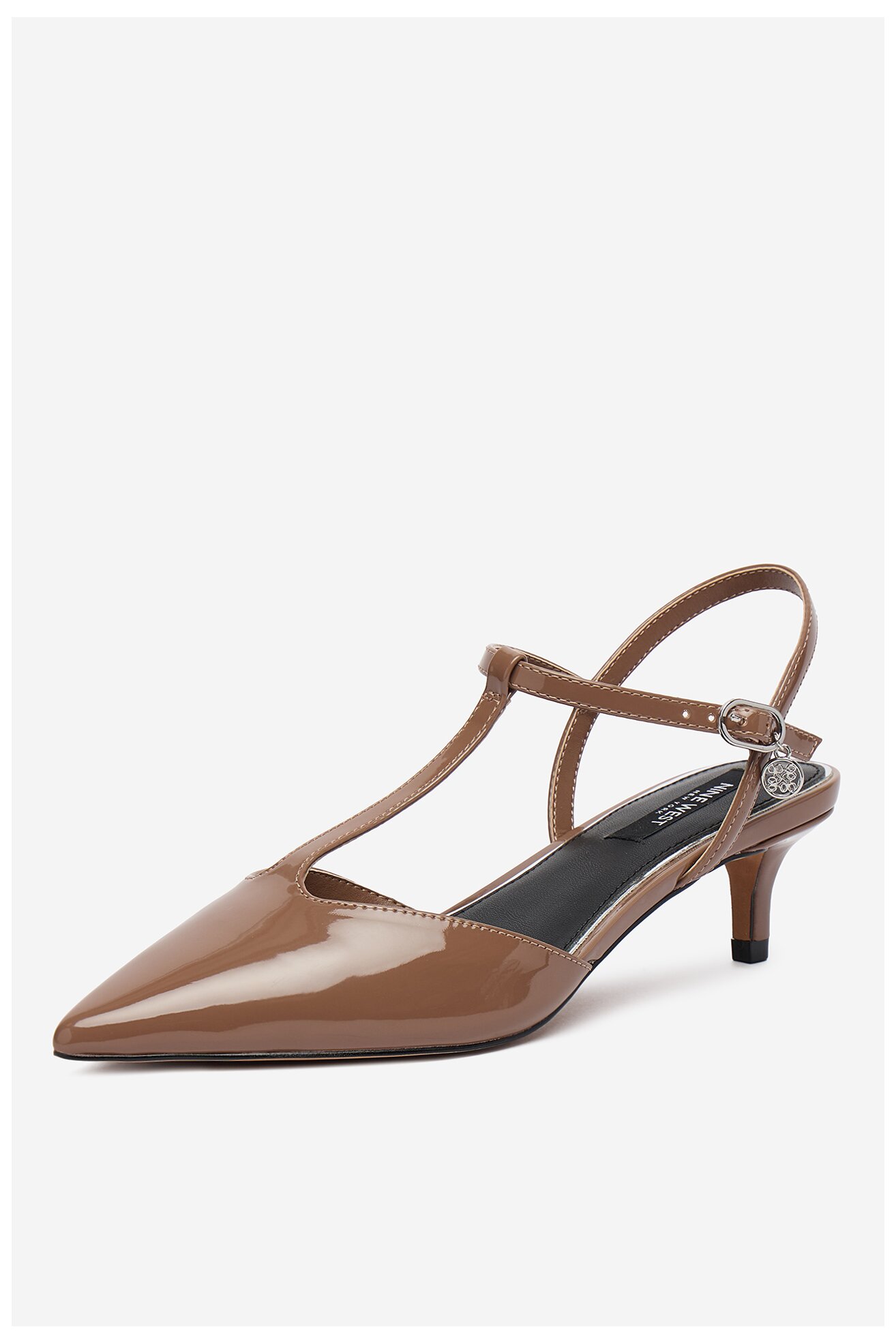 Czółenka NINE WEST CEO-CD25-123-1 Brązowy średni