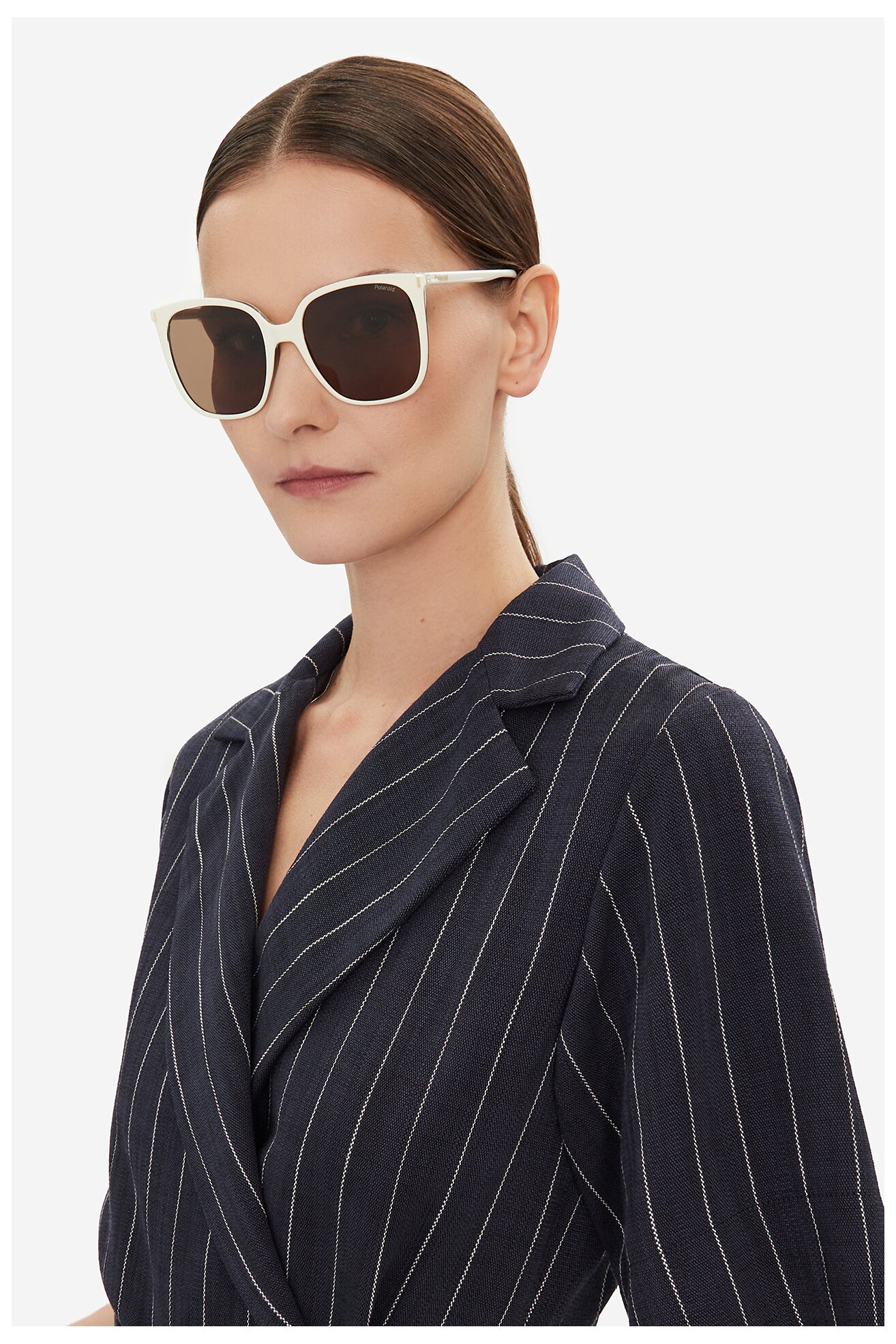 Дамски слънчеви очила Polaroid PLD 6218/S/X БЯЛ