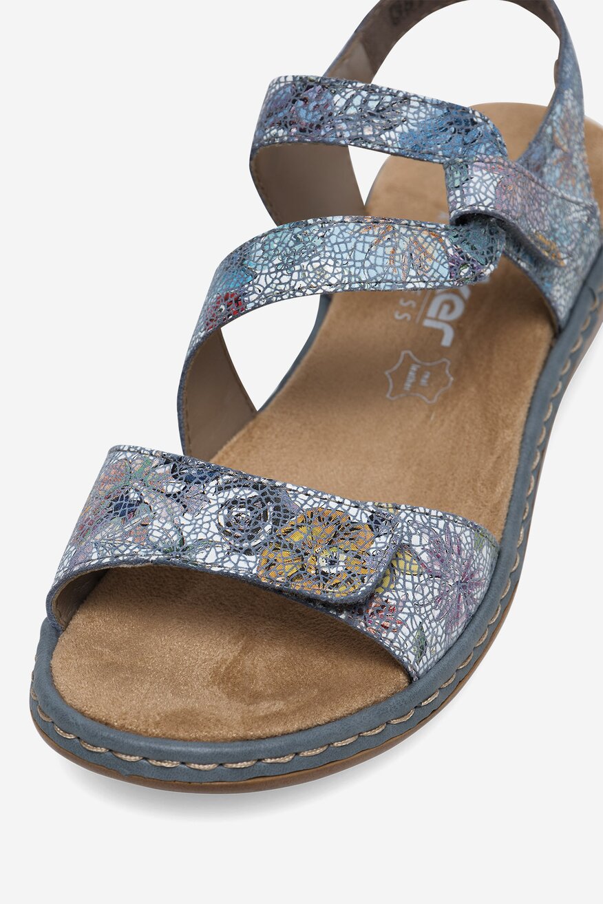 
                Rieker - Skórzane sandały - 5905588311768