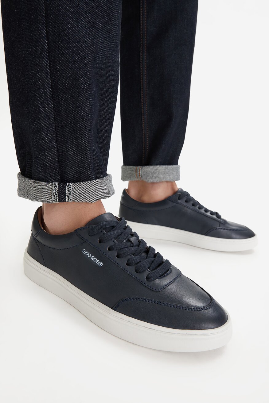 Gino Rossi - Sneakersy skórzane - 5906751802526