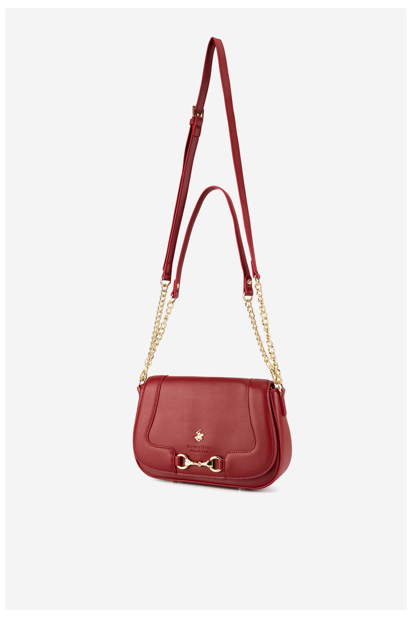 Torebka Beverly Hills Polo Club BHPC-K-045-06 Czerwony