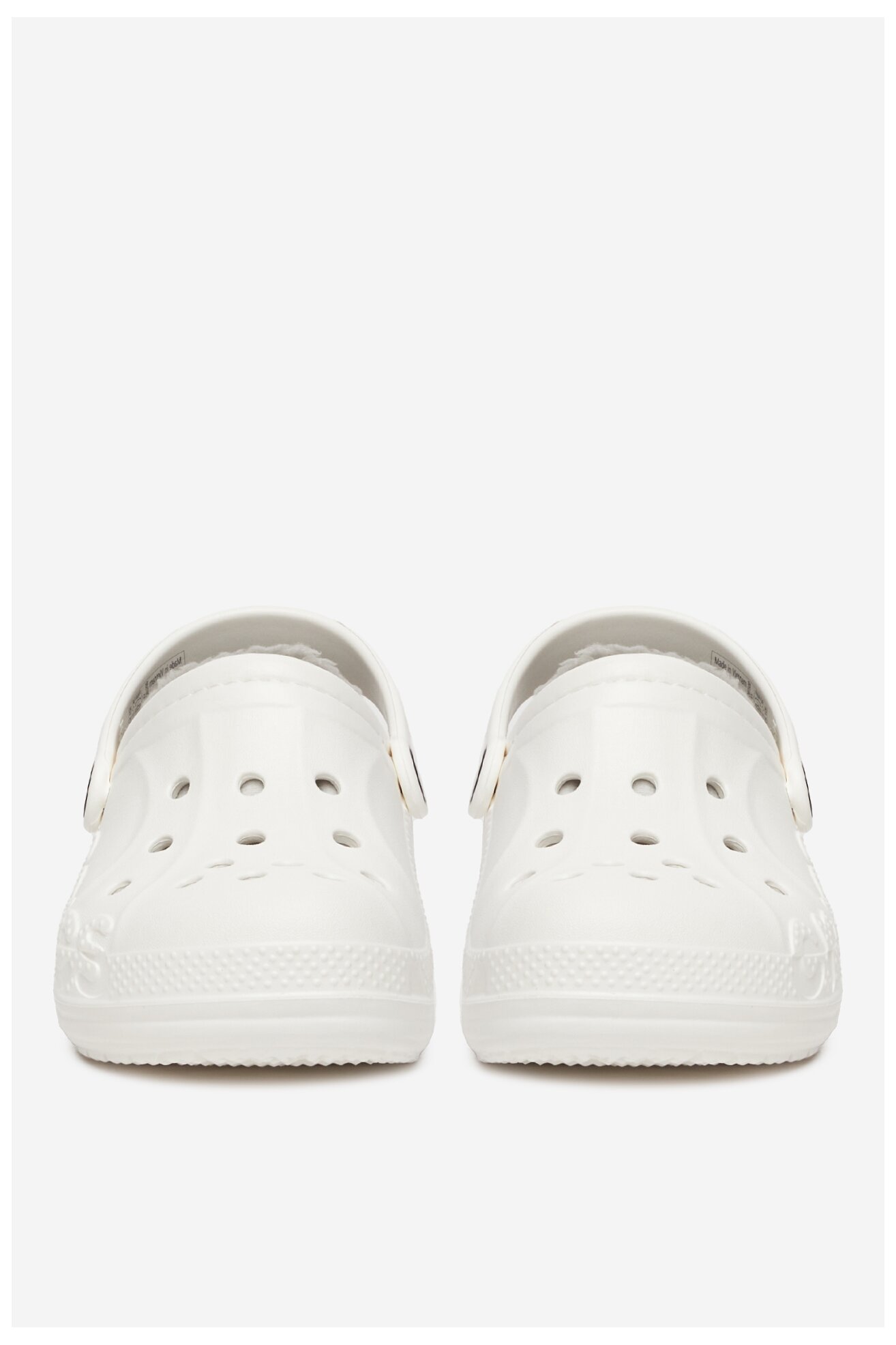 Șlapi pentru bazin Crocs C-BAYA LINED CLOG K 207500-11H ALB