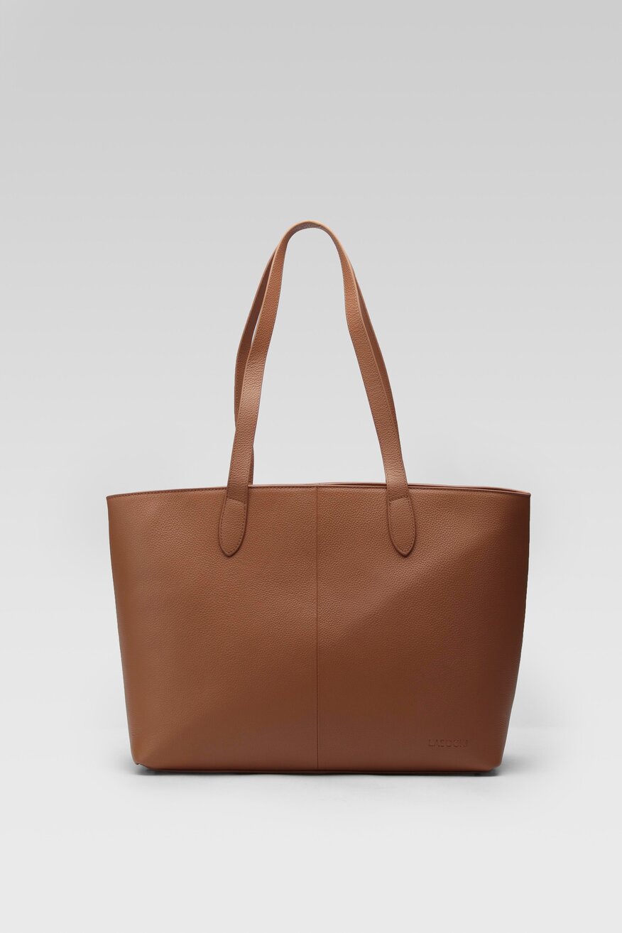 Lasocki - Torebka skórzana brązowa - 5904862661094