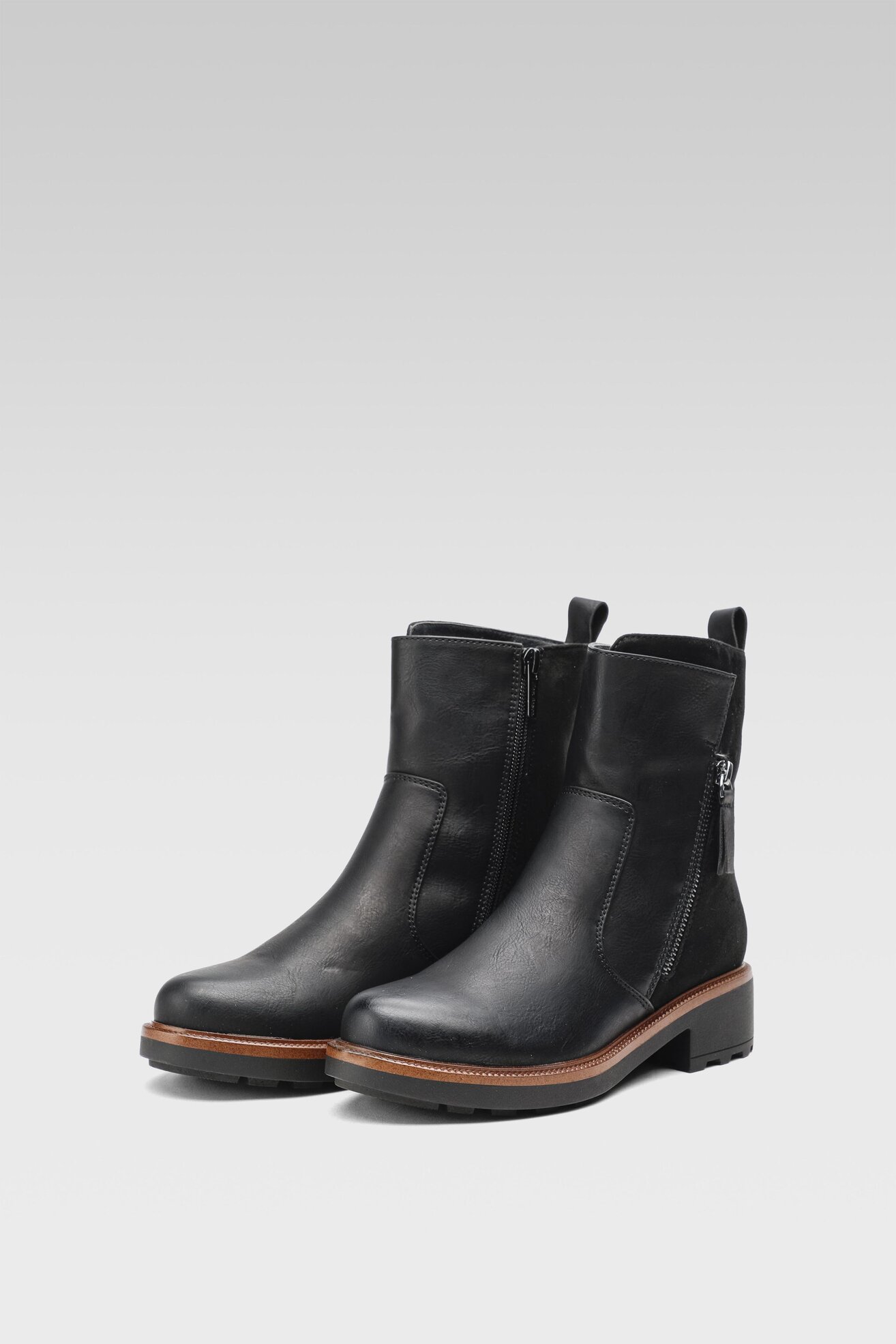 Botki Clara Barson WS5658-07 Czarny