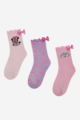 Čarape Mickey&Friends ACCCS-SS25-327DSTC(3-PACK) ROZE