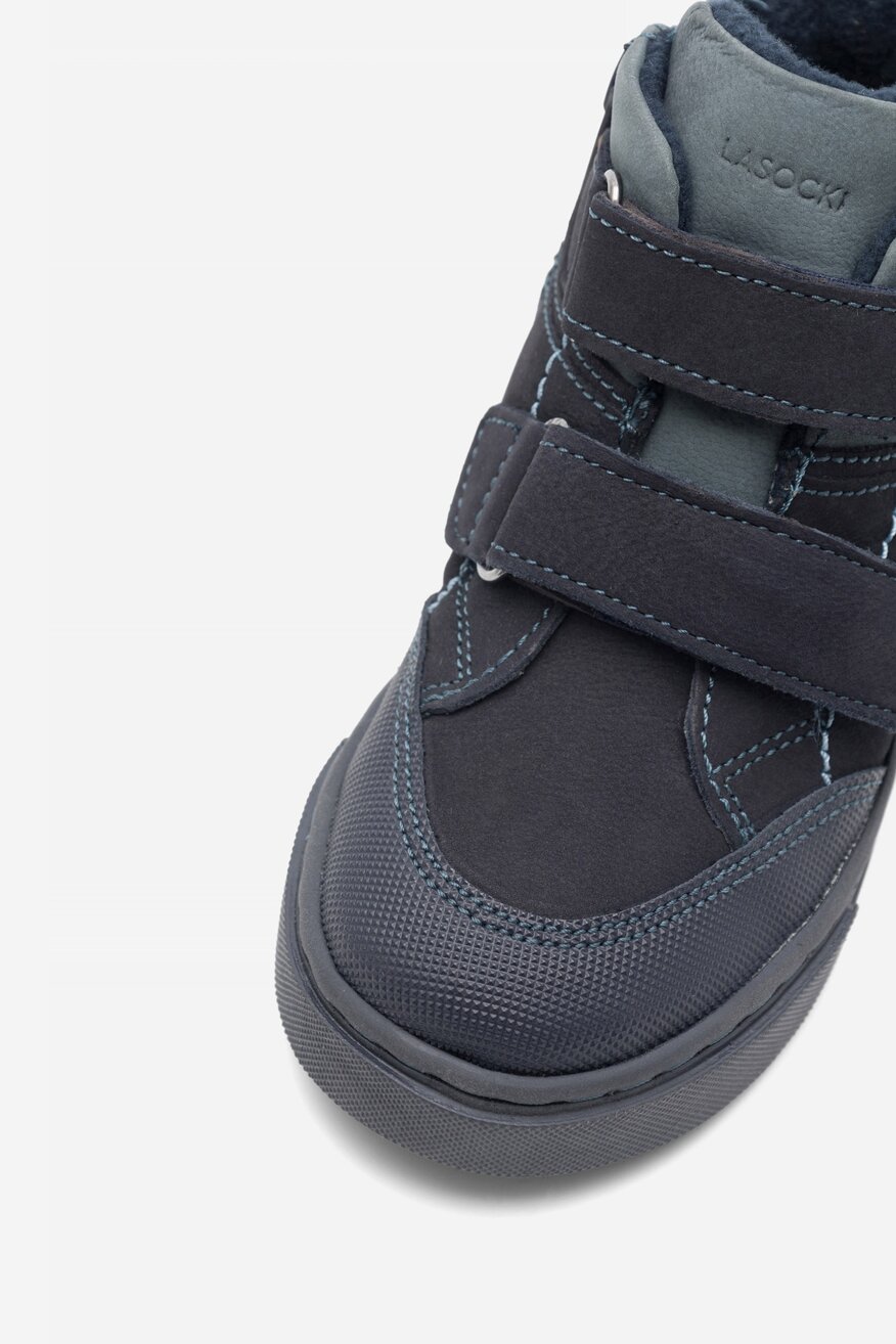 Šněrovací vyšší obuv Lasocki Kids TMAVĚ MODRÁ - 5905588723219