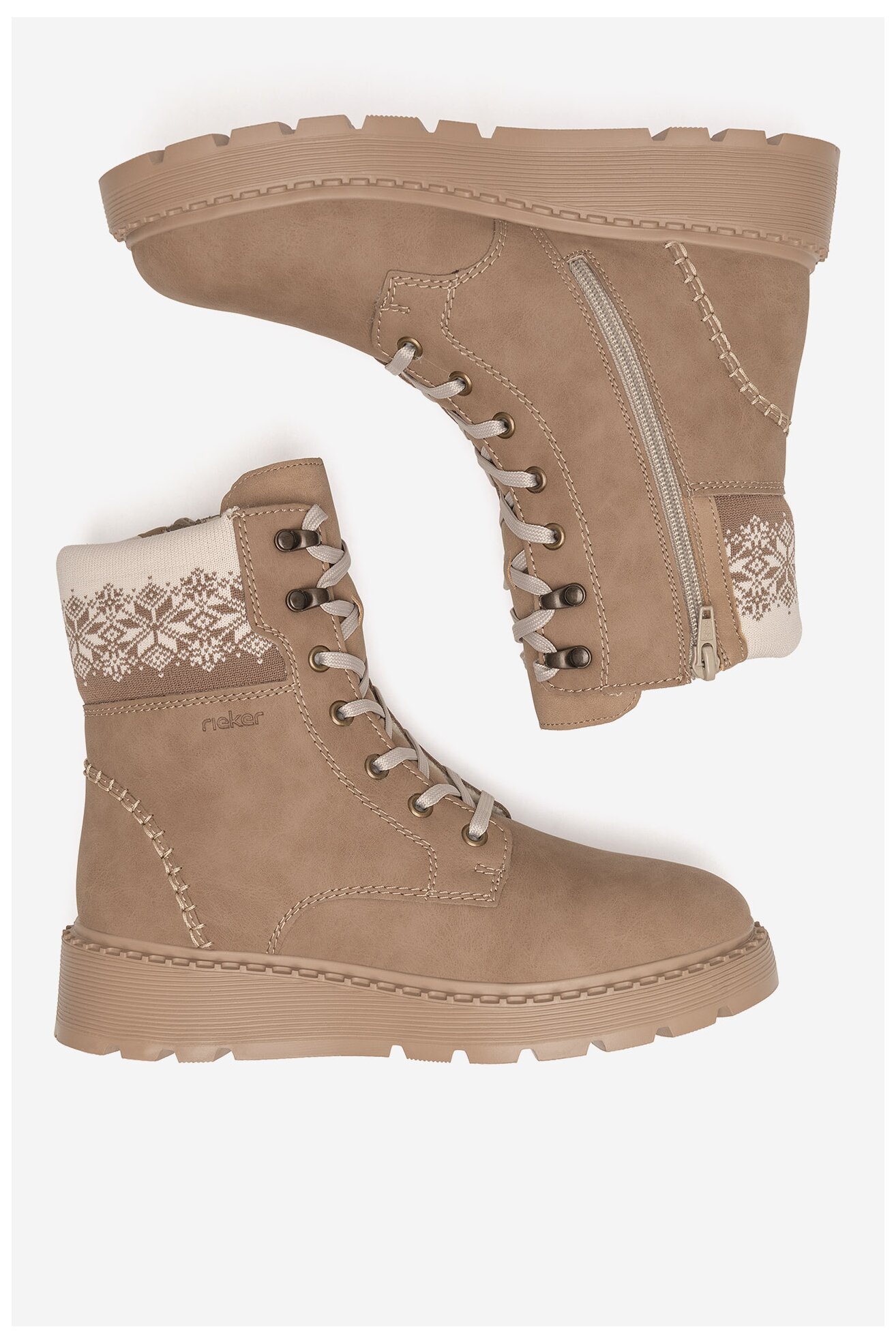 Trzewiki Rieker 70403-20 Beżowy