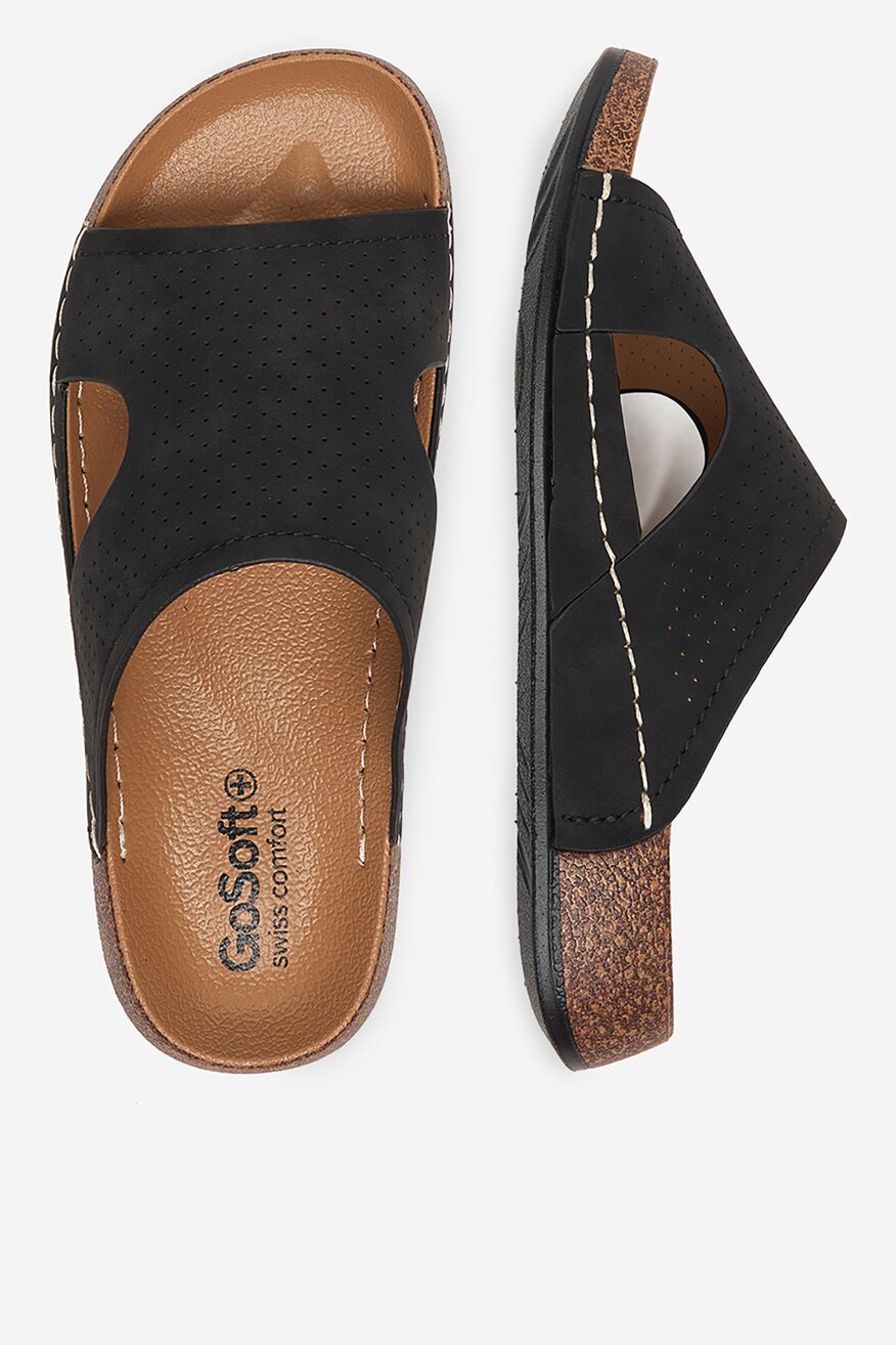 
                Шльопанець Go Soft ЧОРНИЙ - 5906751838242