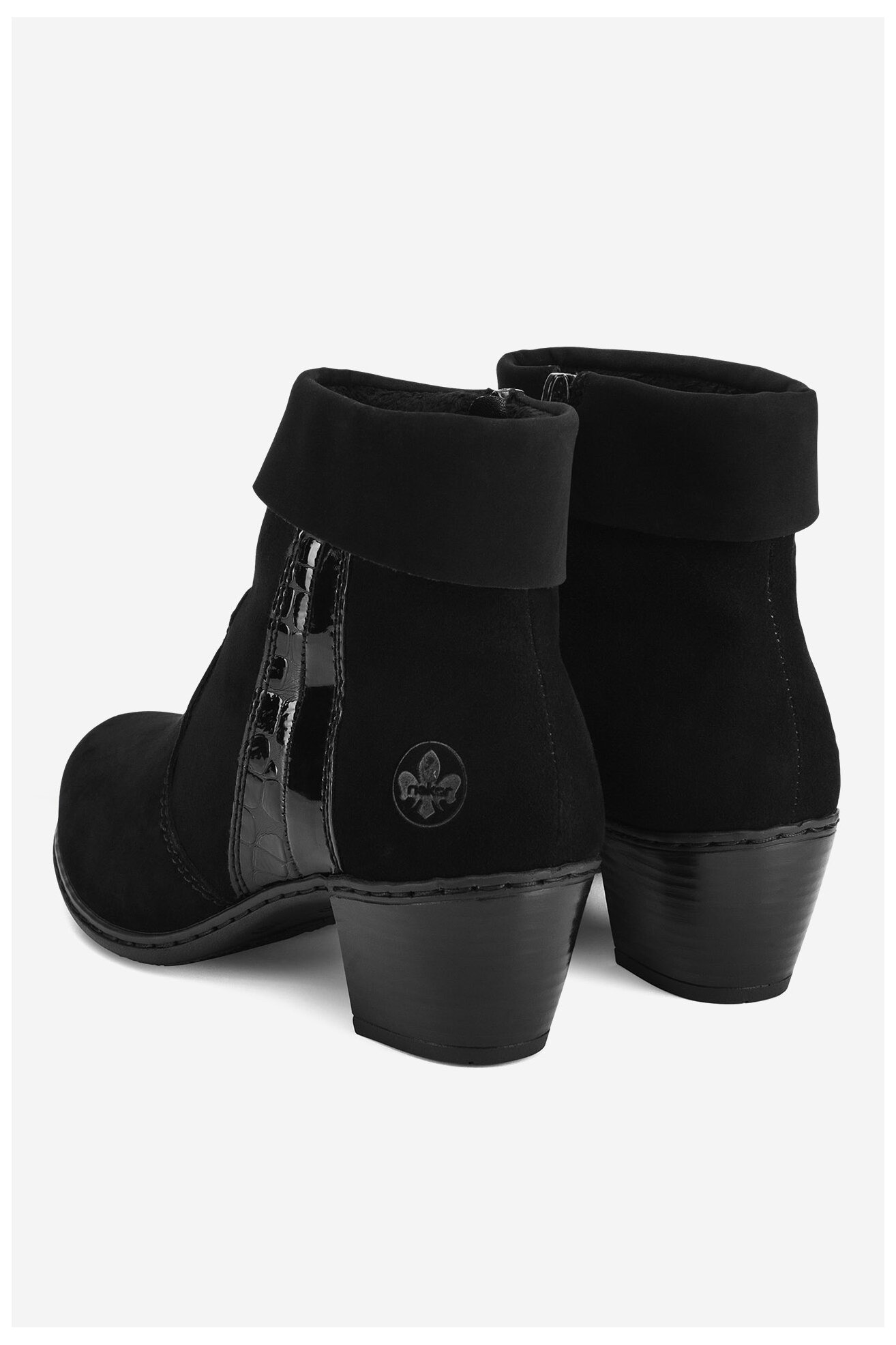 Bokacsizma Rieker Y2152-00 FEKETE