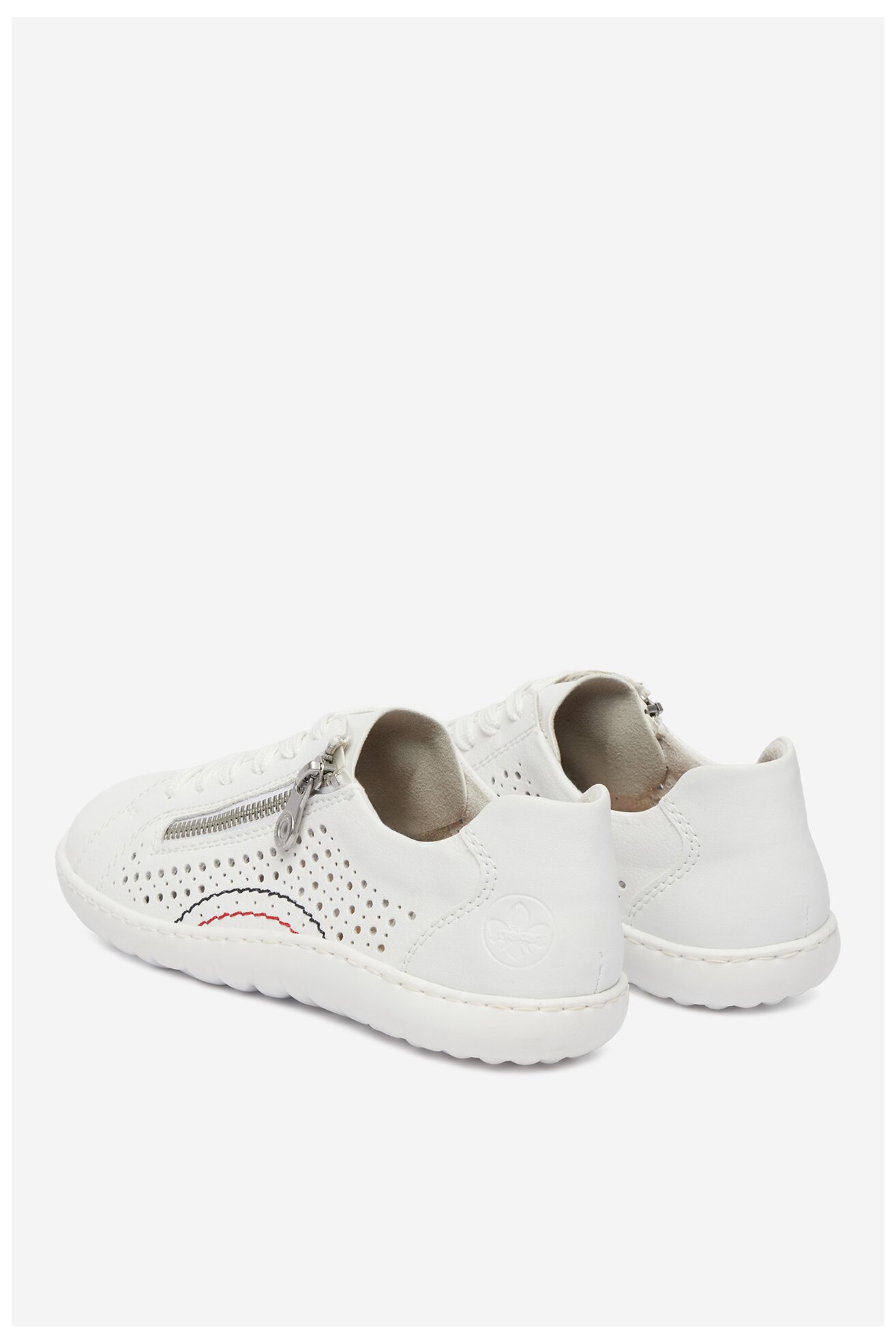 Półbuty Rieker CEO-52824-80 Biały