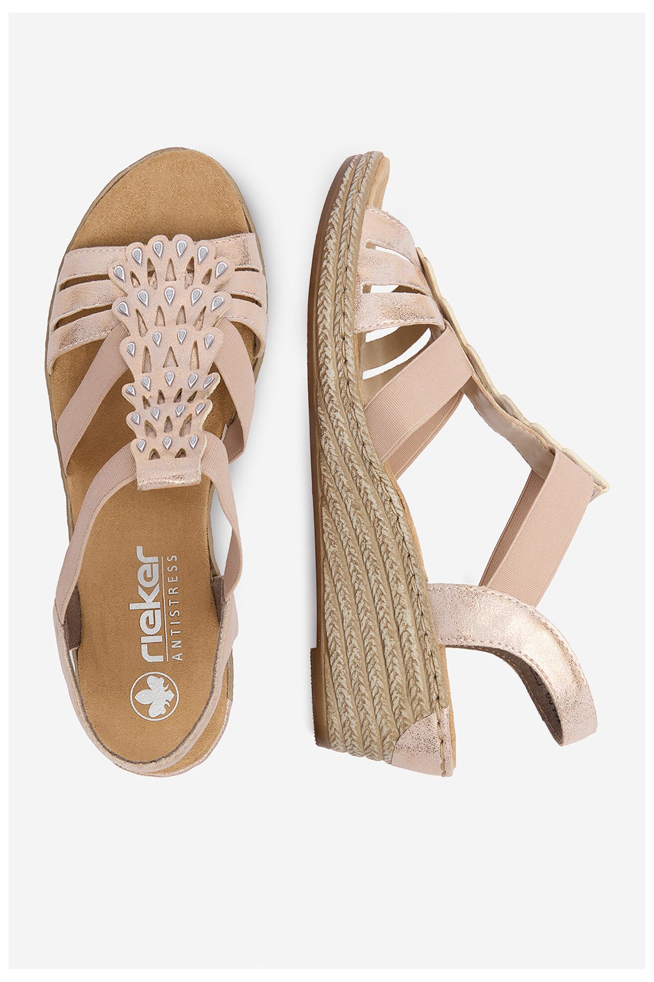 Сандали Rieker CEO-62436-31 СВЕТЛОРОЗОВ