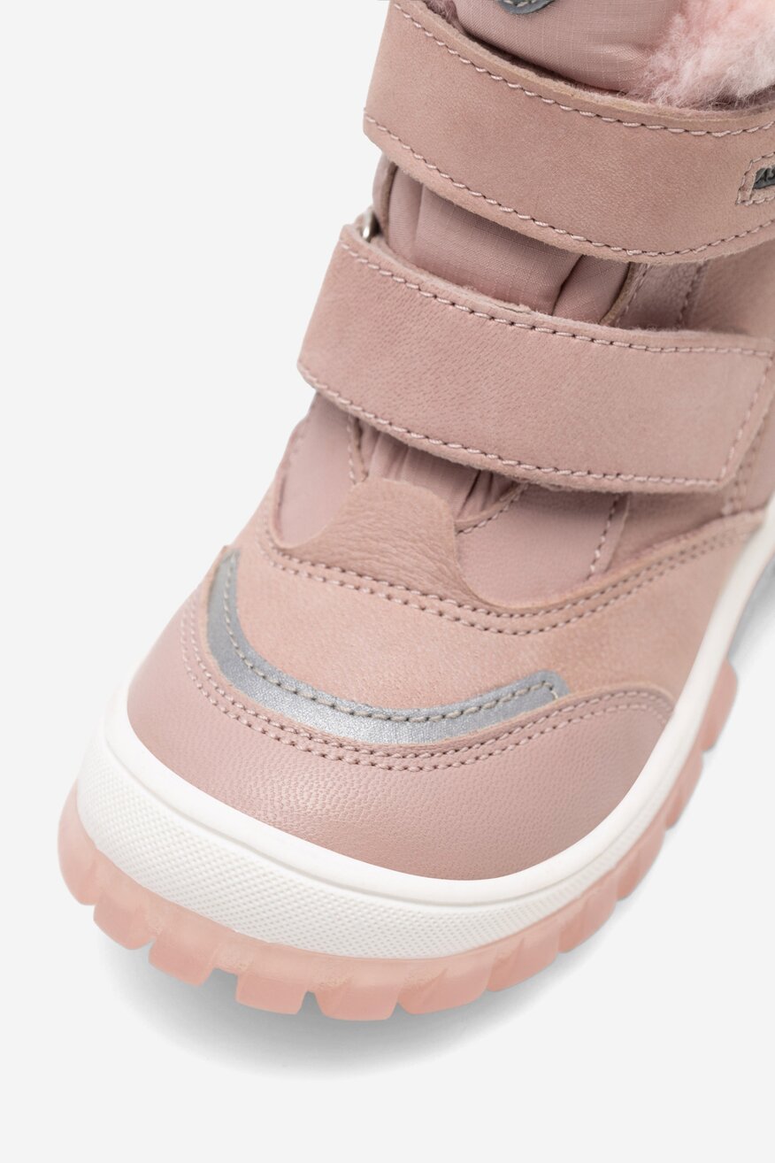 Lasocki Kids - Trzewiki skórzane ocieplane - 5905588872269